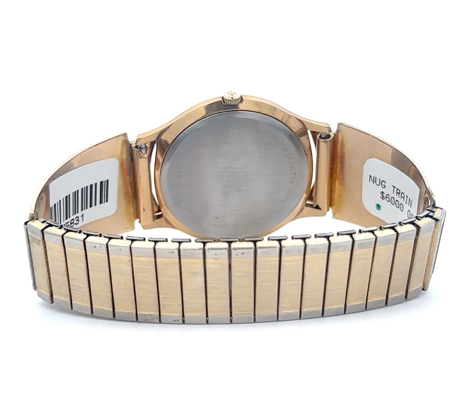 Custom Hamilton Masonic Gold Nugget Watch 075831 - Image 4