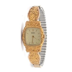 Seiko Womens Gold Nugget Estate Watch 078075