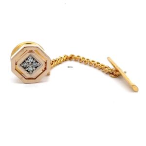 Estate Diamond Tie Tack 078120