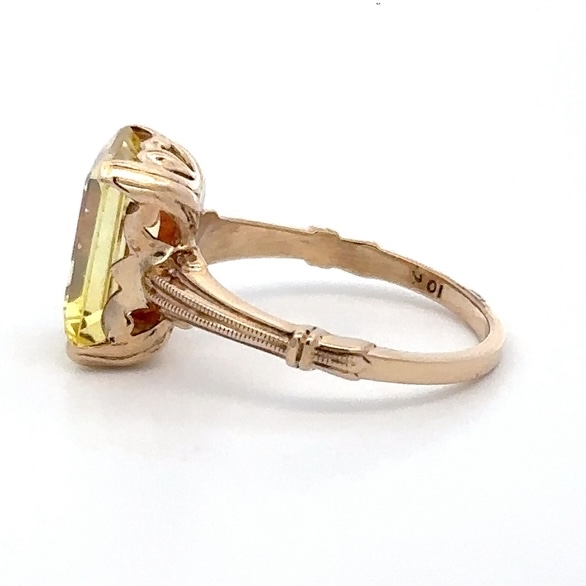 Lady's Synthetic Sapphire Estate Ring 078161 - Image 4