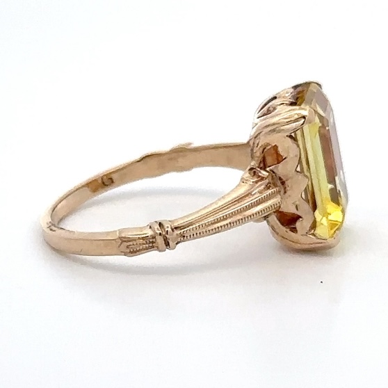 Lady's Synthetic Sapphire Estate Ring 078161 - Image 2