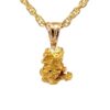 4.3 Gram Gold Nugget Pendant P28