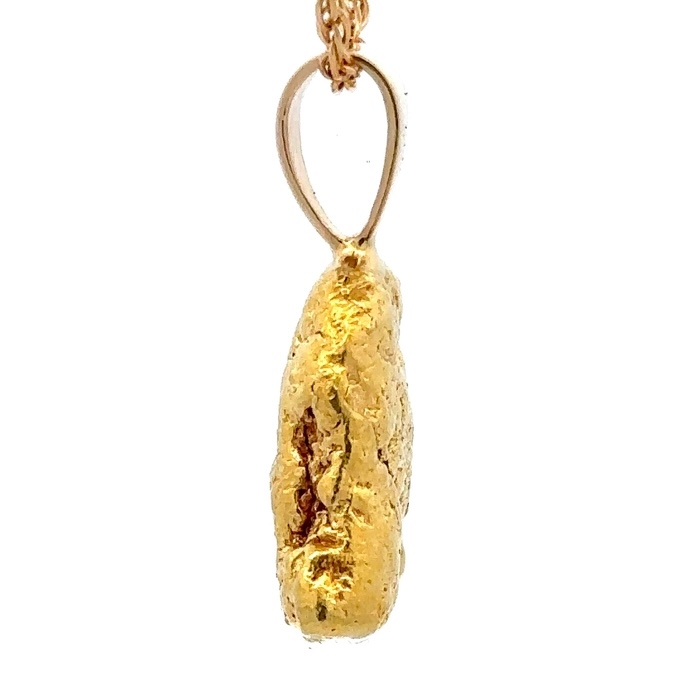 17.5 Gram Gold Nugget Pendant P133X - Image 3