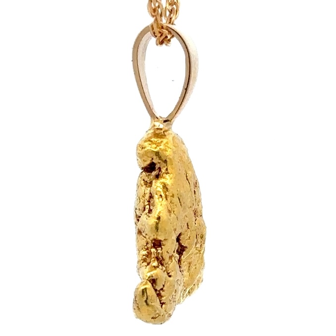 17.5 Gram Gold Nugget Pendant P133X - Image 4