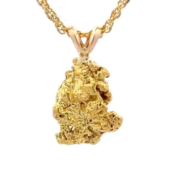 2.3 Gram Gold Nugget Pendant P15X