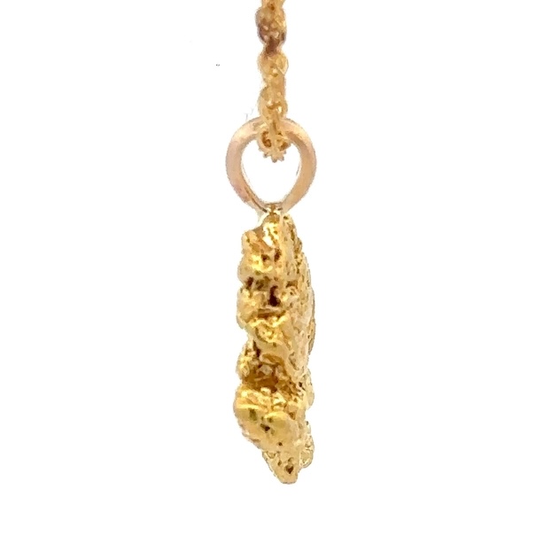 2.3 Gram Gold Nugget Pendant P15X - Image 4