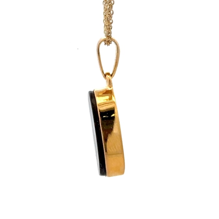 Ammoliter Vermeil Oval Pendant PGPAMLITLGOVAL - Image 3