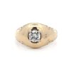 Mens 14K Diamond Estate Ring 078241