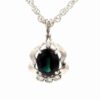 Lady's Sapphire Estate Pendant 090172